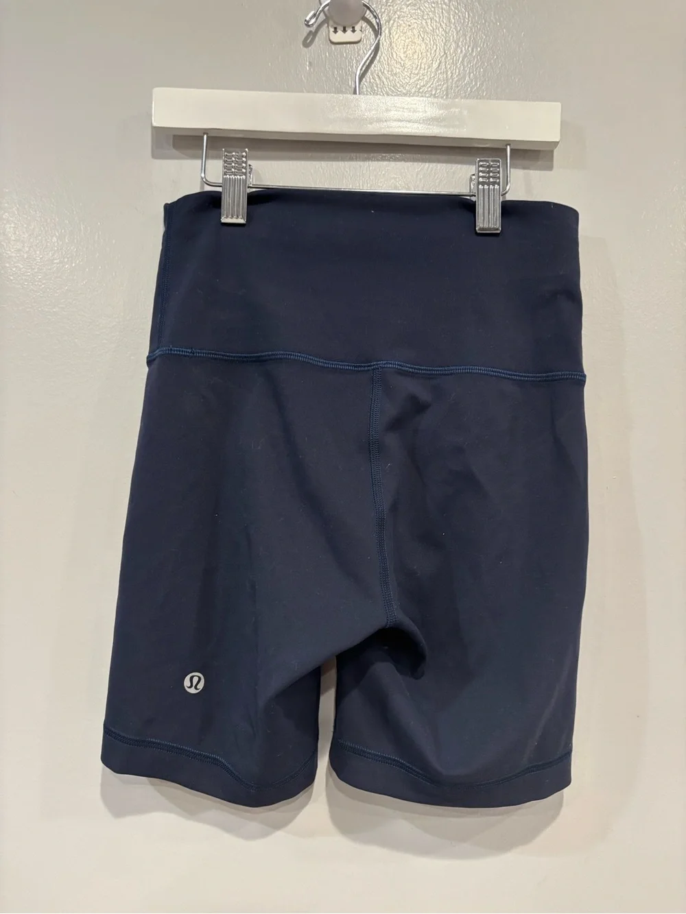 lululemon athletica Navy High-Rise Workout Shorts